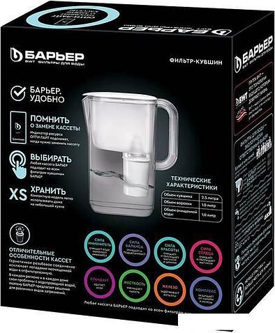 Кувшин БАРЬЕР Токио Опти-Лайт (черный)