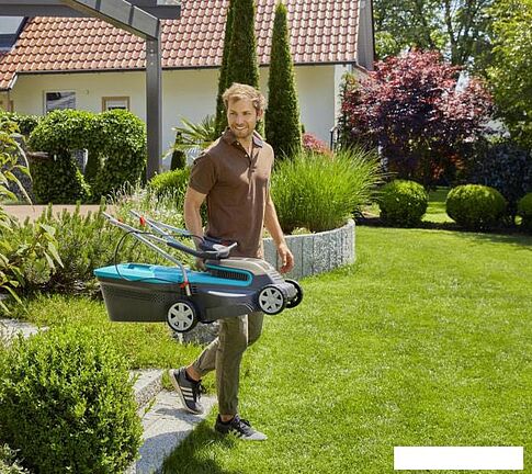 Газонокосилка Gardena PowerMax 32/36V P4A 14621-20 (с 2-мя АКБ)