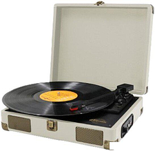 Виниловый проигрыватель Ritmix LP-100 (бежевый)