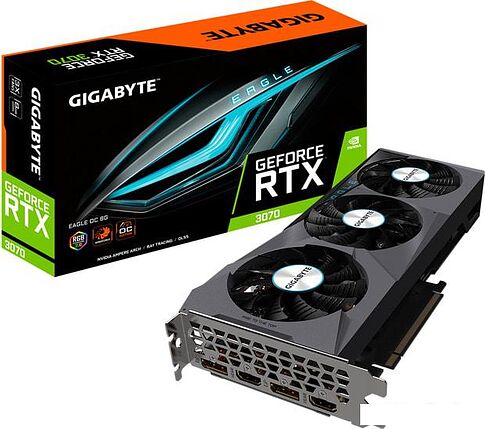 Видеокарта Gigabyte GeForce RTX 3070 Eagle OC 8GB GDDR6 (rev. 2.0)