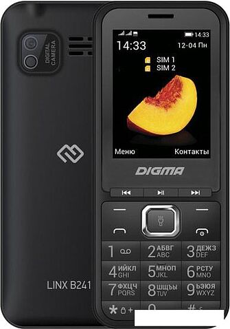 Мобильный телефон Digma Linx B241 (черный)