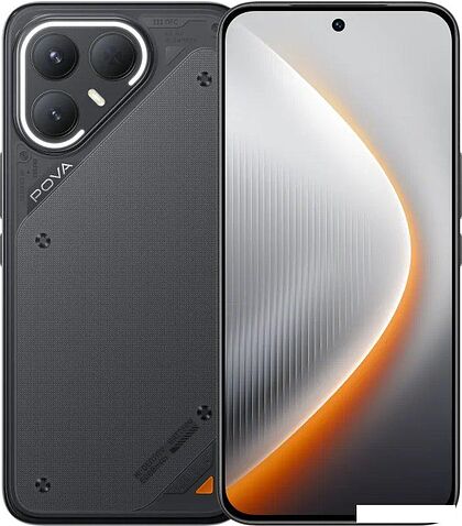 Телефон Tecno Pova 7 Pro 8GB/256GB (графитовый черный)