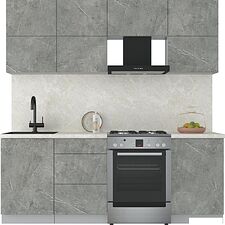 Кухонный модуль Интерлиния Мила Матте 2.1 Б (керамика/керамика/опал светлый) Кухонный модуль Интерлиния Мила Матте 2.1 Б (керамика/керамика/опал светлый)