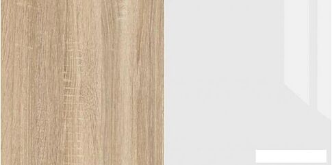 Комод Памир Соната КС-1500 (дуб сонома-белый глянец)