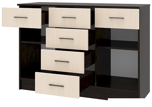 Комод Памир София 1200 2Д (венге-дуб белфорт)