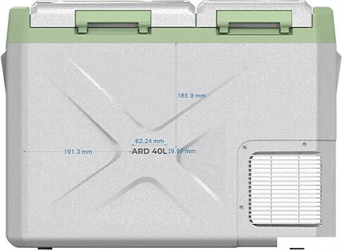 Компрессорный автохолодильник Artelv ARD 40L 32.1л (серый/зеленый)