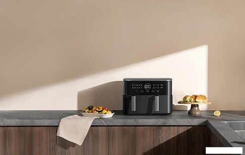 Аэрогриль (аэрофритюрница) Xiaomi Dual Zone Air Fryer 10L MAF-D1001 (евровилка)