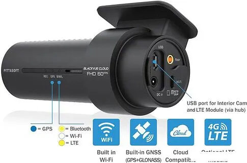 Видеорегистратор-GPS информатор (2в1) BlackVue DR750X-3CH Plus
