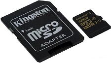 Карта памяти Kingston microSDHC UHS-I (Class 10) 32GB + SD адаптер (SDCA10/32GB) Карта памяти Kingston microSDHC UHS-I (Class 10) 32GB + SD адаптер (SDCA10/32GB)