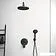 Держатель душевой лейки с подключением Ideal Standard IdealRain Black BC807XG