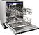 Встраиваемая посудомоечная машина Nordfrost (Nord) BI6 1463