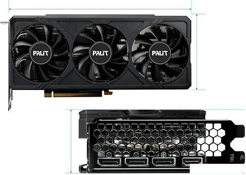 Видеокарта Palit GeForce RTX 4060 Ti JetStream 16GB NE6406T019T1-1061J
