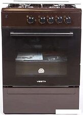 Кухонная плита VESTA Bergamo VGG 10-G (коричневый)
