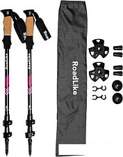 Палки для скандинавской ходьбы RoadLike 368218 (розовый)