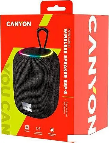 Беспроводная колонка Canyon BSP-8 (черный)