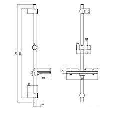 Душевая штанга Lemark LM3775GM