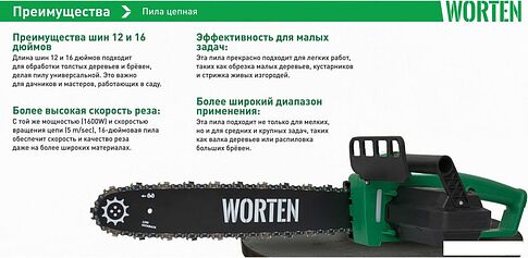 Электрическая пила Worten КА-90000347
