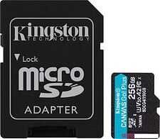 Карта памяти Kingston Canvas Go! microSDXC 256GB SDCG4/256GB (с адаптером) Карта памяти Kingston Canvas Go! microSDXC 256GB SDCG4/256GB (с адаптером)