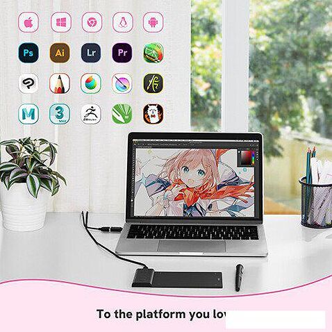 Графический планшет Veikk Creator Pop VK430