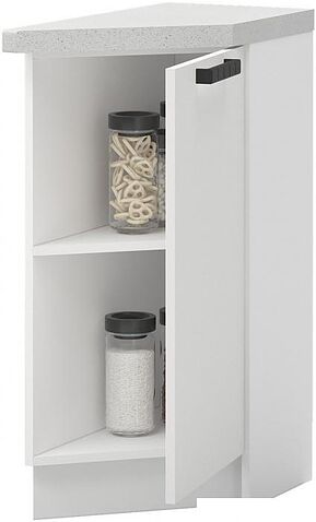 Шкаф напольный Mio Tesoro Пасадена ШНТ 300 (белый/белый бриллиант)