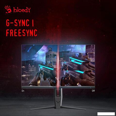 Игровой монитор A4Tech Bloody MN251F (серый)