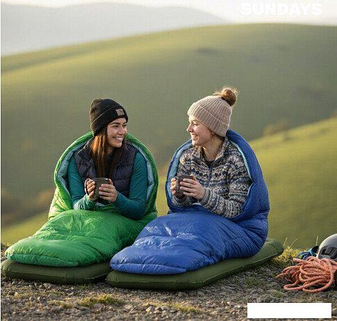 Спальный мешок Sundays ZC-SB-S4 (2 шт, зеленый)