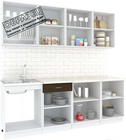 Кухня Кортекс-мебель Корнелия Экстра 2.3м (дуб сонома/марсель)