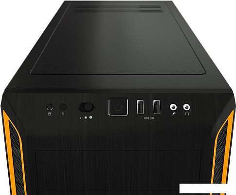 Корпус be quiet! Pure Base 600 с окном (черный/оранжевый)