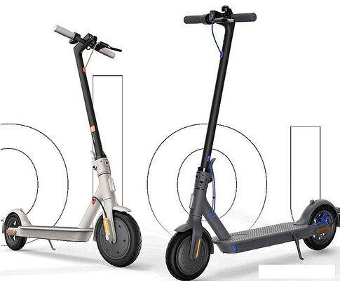 Электросамокат Xiaomi Mi Electric Scooter 3 BHR4854GL (onyx black)