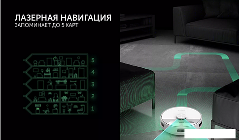 Робот-пылесос Polaris PVCR 6001 Wi-Fi IQ Home