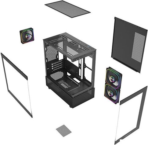 Корпус Powercase Vision Micro M2 ARGB CVMBM2-A3