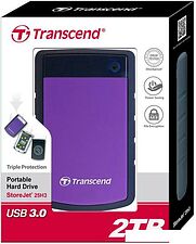 Внешний накопитель Transcend StoreJet 25H3P 2TB (TS2TSJ25H3P) Внешний накопитель Transcend StoreJet 25H3P 2TB (TS2TSJ25H3P)