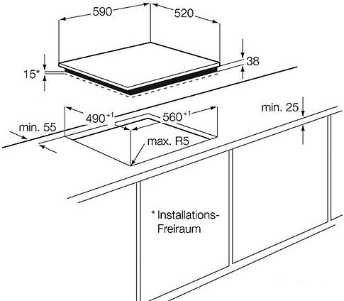 Варочная панель Electrolux EHF6547FXK