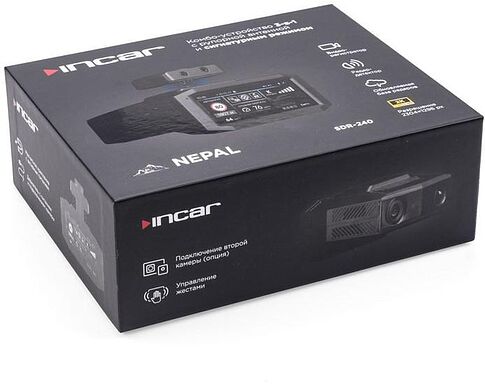 Видеорегистратор-радар детектор-GPS информатор (3в1) Incar SDR-245 Nepal / GPS