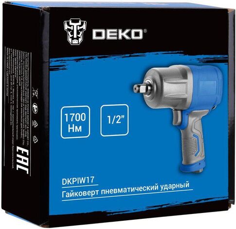 Пневматический гайковерт Deko DKPIW17