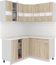 Угловая кухня Кортекс-мебель Корнелия Экстра 1.5x1.5м (дуб сонома/королевский опал) Угловая кухня Кортекс-мебель Корнелия Экстра 1.5x1.5м (дуб сонома/королевский опал)
