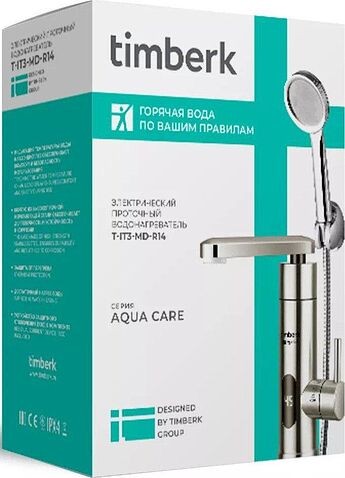 Проточный электрический водонагреватель-кран Timberk Aqua Care T-IT3-MD-R14