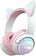 Наушники Onikuma GT838 Cat Ear (белый/розовый)