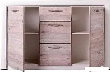 Комод Anrex Olivia 2D3S (вудлайн кремовый/дуб анакона)