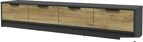 Тумба Интерлиния ТВ Концепт КТ-ТВ4-35 (дуб нокс/антрацит)