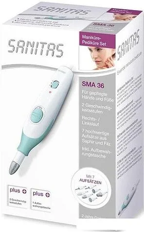 Набор для маникюра и педикюра Sanitas SMA36