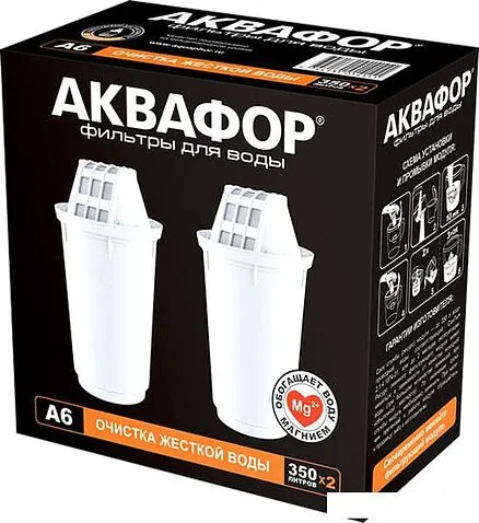 Комплект картриджей АКВАФОР A6 (комплект, 2 шт)