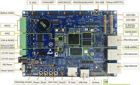 Одноплатный компьютер Myir MYD-C4377-4E512D-100-I-PRU