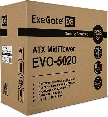Корпус ExeGate EVO-5020 EX292688RUS