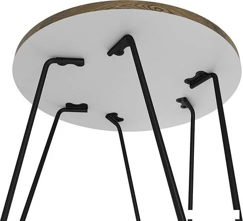 Журнальный столик Sheffilton SHT-CT79 (светлый орех/черный муар)