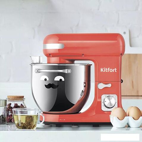 Планетарный миксер Kitfort KT-3416-1 (красный)