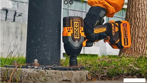 Гайковерт Ingco CIWLI2085 (с 2-мя АКБ, кейс)