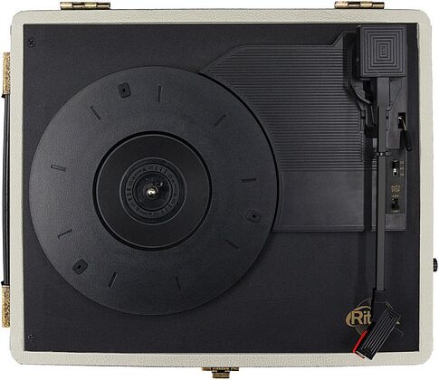 Виниловый проигрыватель Ritmix LP-100 (бежевый)