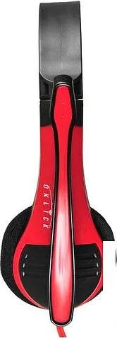 Наушники с микрофоном Oklick HS-M150 (черный/красный)