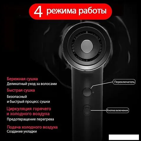Фен Soocas Airfly P1 (серый)